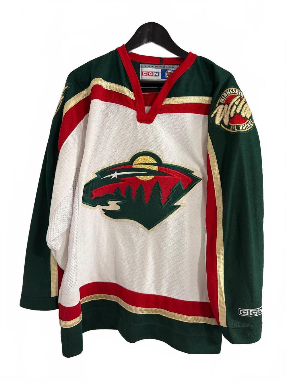 Minnesota Wild Stitched NHL Hockey Jersey Size Large